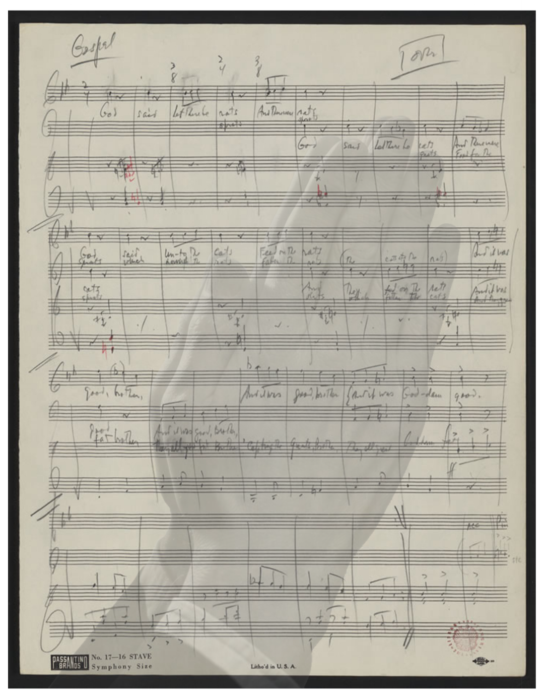 “Gospel” from Leonard Benstein’s Mass (1971)