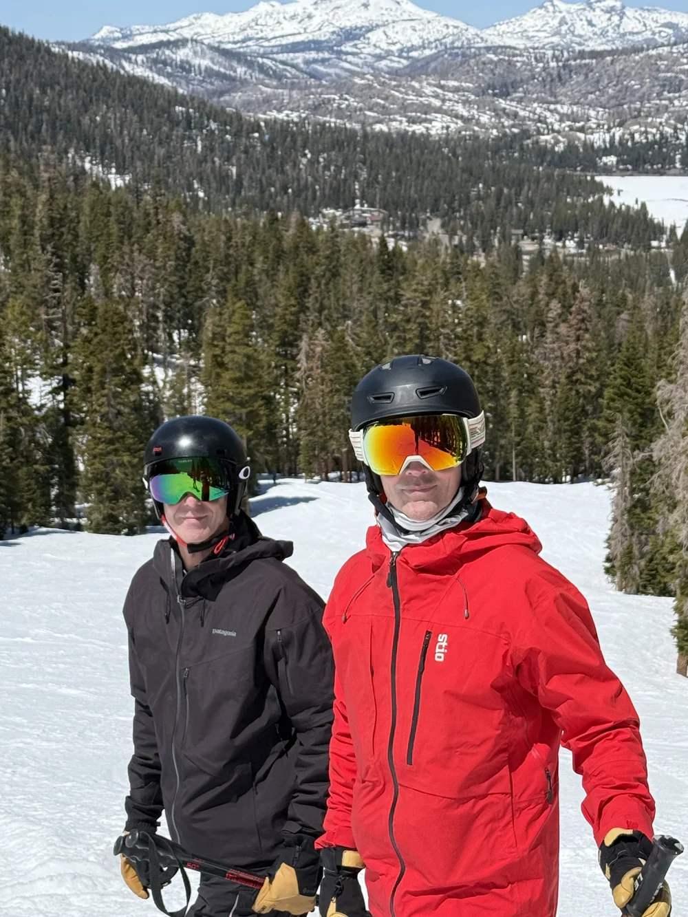  Michael and Brian at Kirkwood, April 18, 2025. 