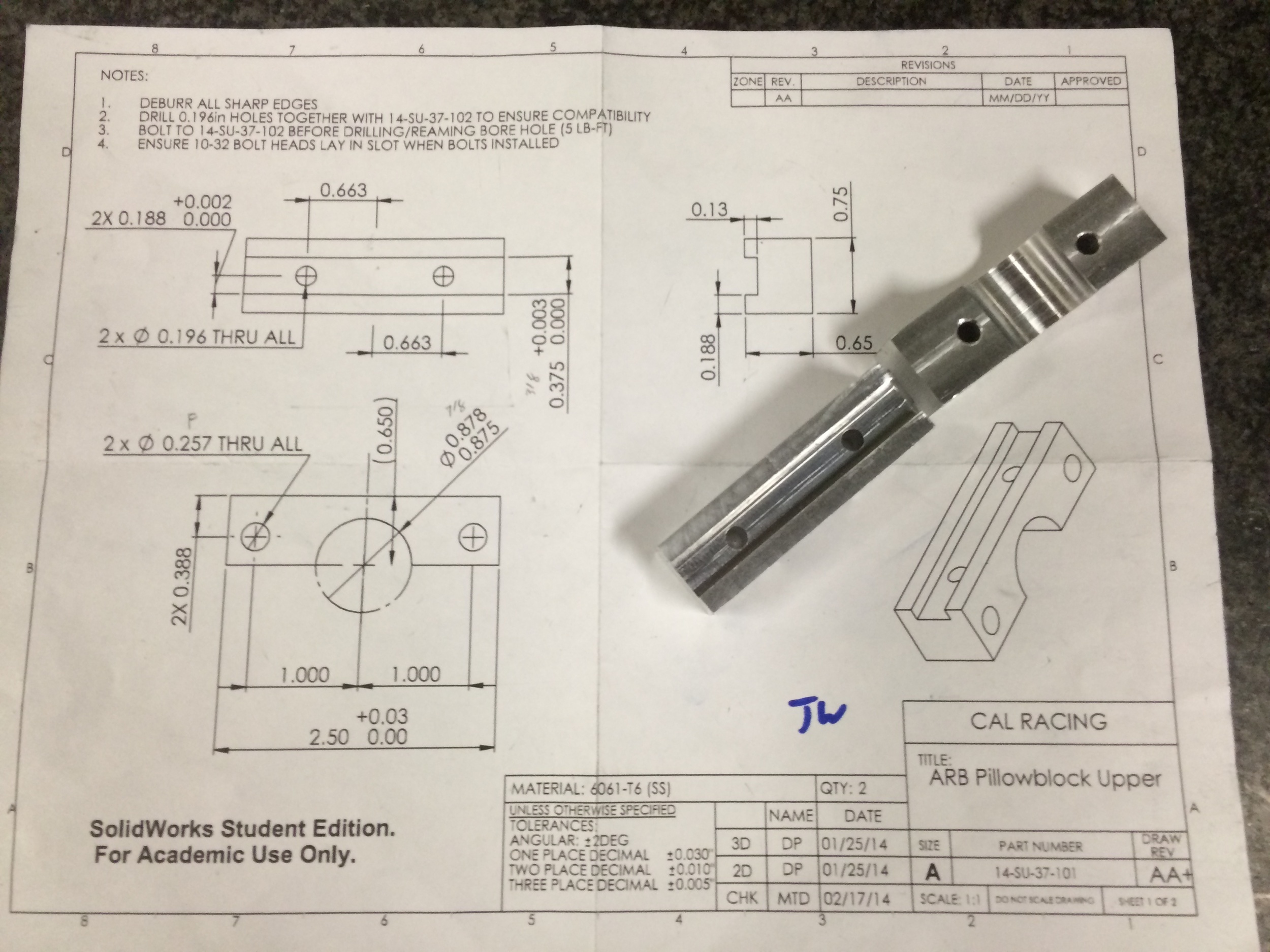 ARB Pillow Block