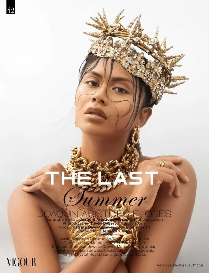 Editorial Photo of Katrina Dimaranan for VIGOUR Magazine by Photographer Devin Dygert