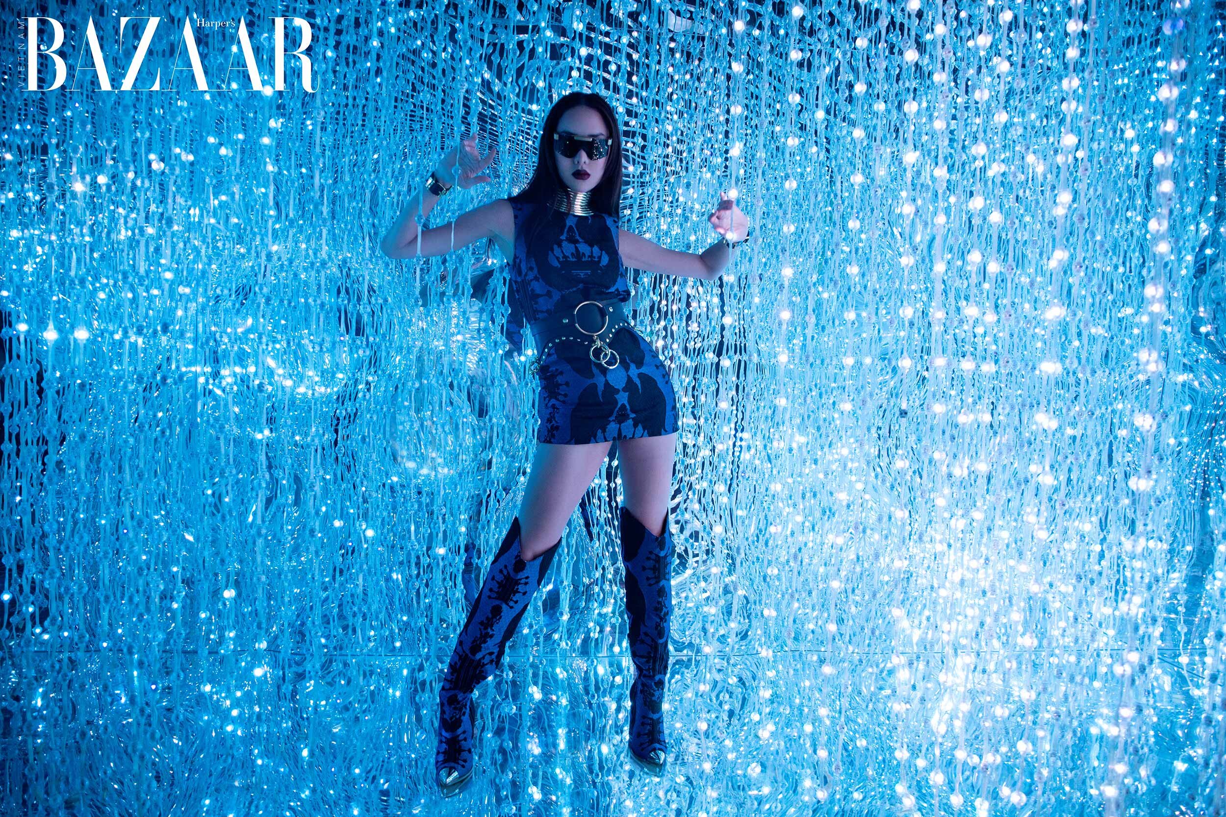 Editorial Photo for Harpers Bazaar Vietnam shot at Beverly Hills Museum Of Dream Space by Photographer Devin Dygert