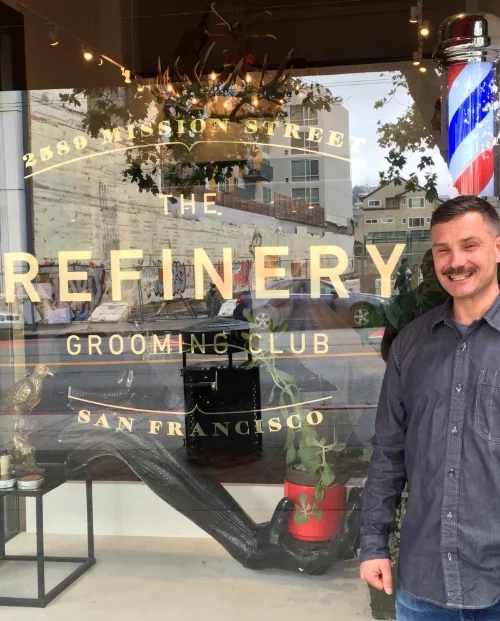 Duane joined the crew at The Refinery in April 2016. A Pennsylvania native, he’s lived in San Francisco since 2002. Recently Duane added barbering to his long list of life skills, and has quickly found a loyal clientele due his laid back persona, his attentive eye, and his great haircuts. Duane’s here and he’s ready to cut you.