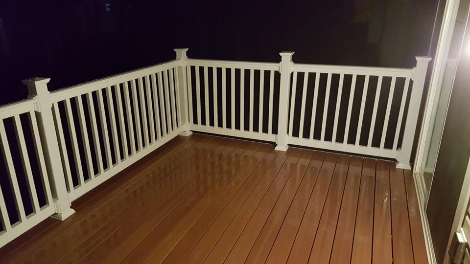 Western Cedar Decking, 42" rail upgrade 