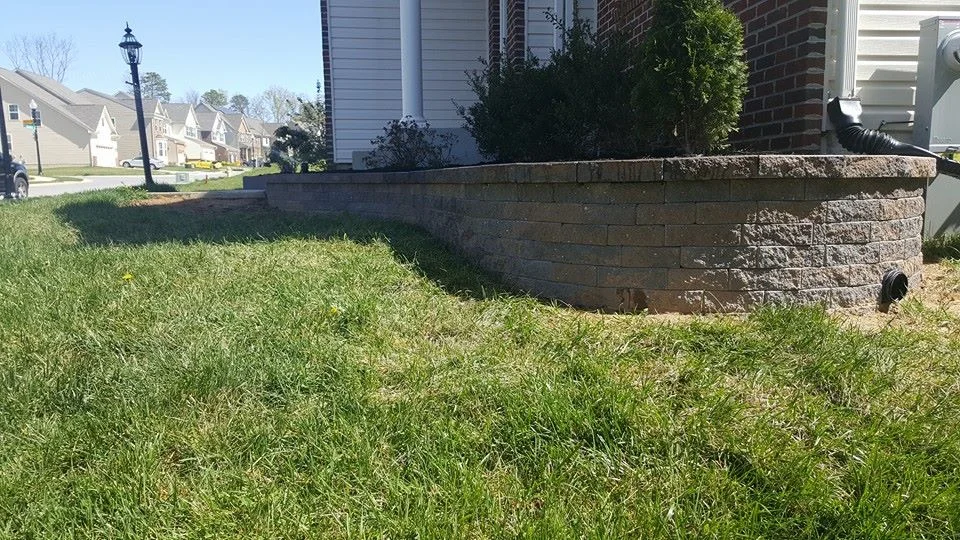 Stone Retaining Wall for Garden