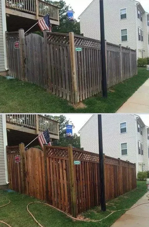 Staining a Wood Fence