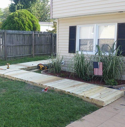 Wood Sidewalk