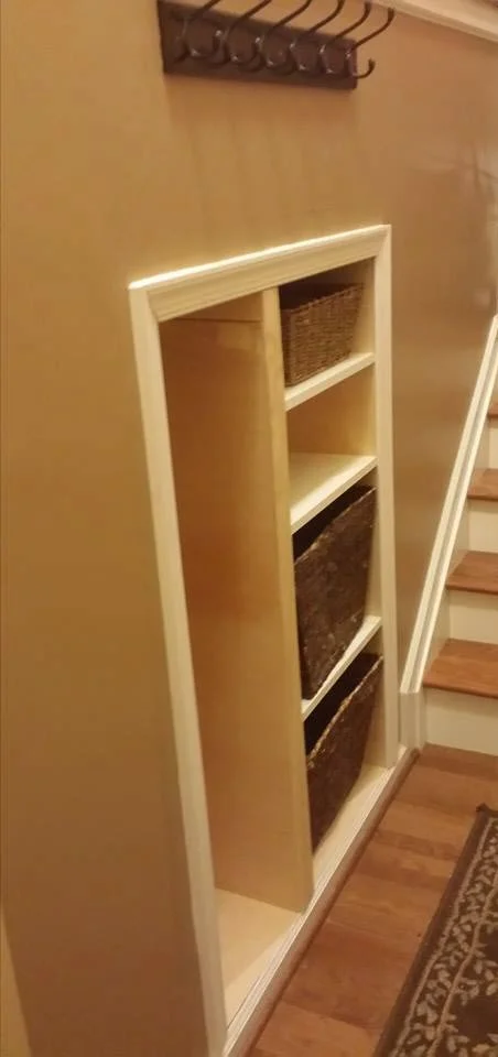 Built-in Cubby Hole Closet