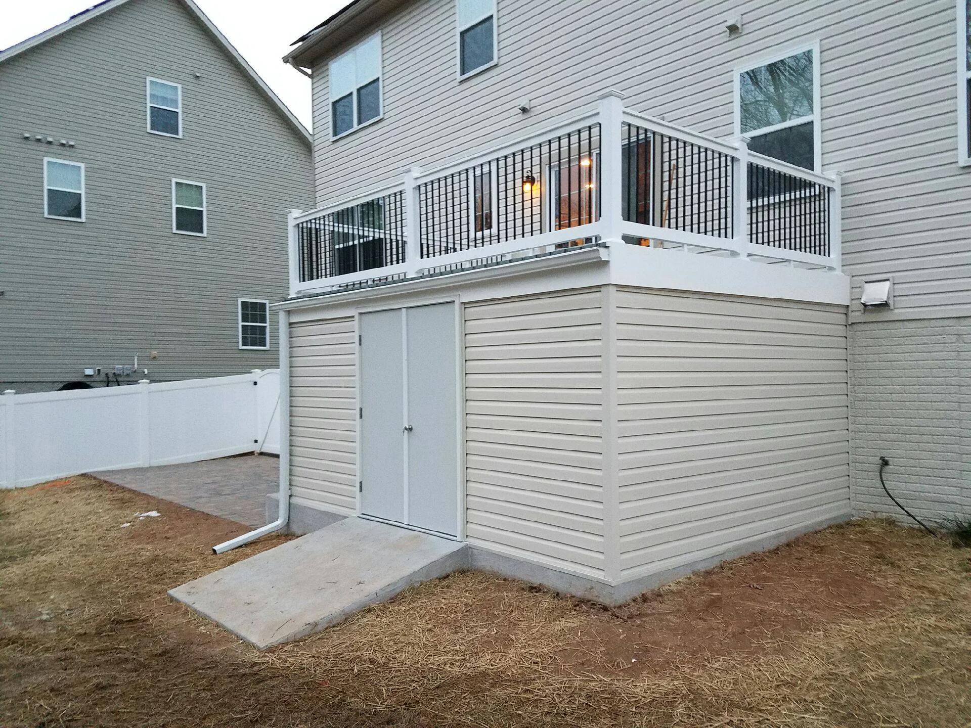 Deck and Shed Combo