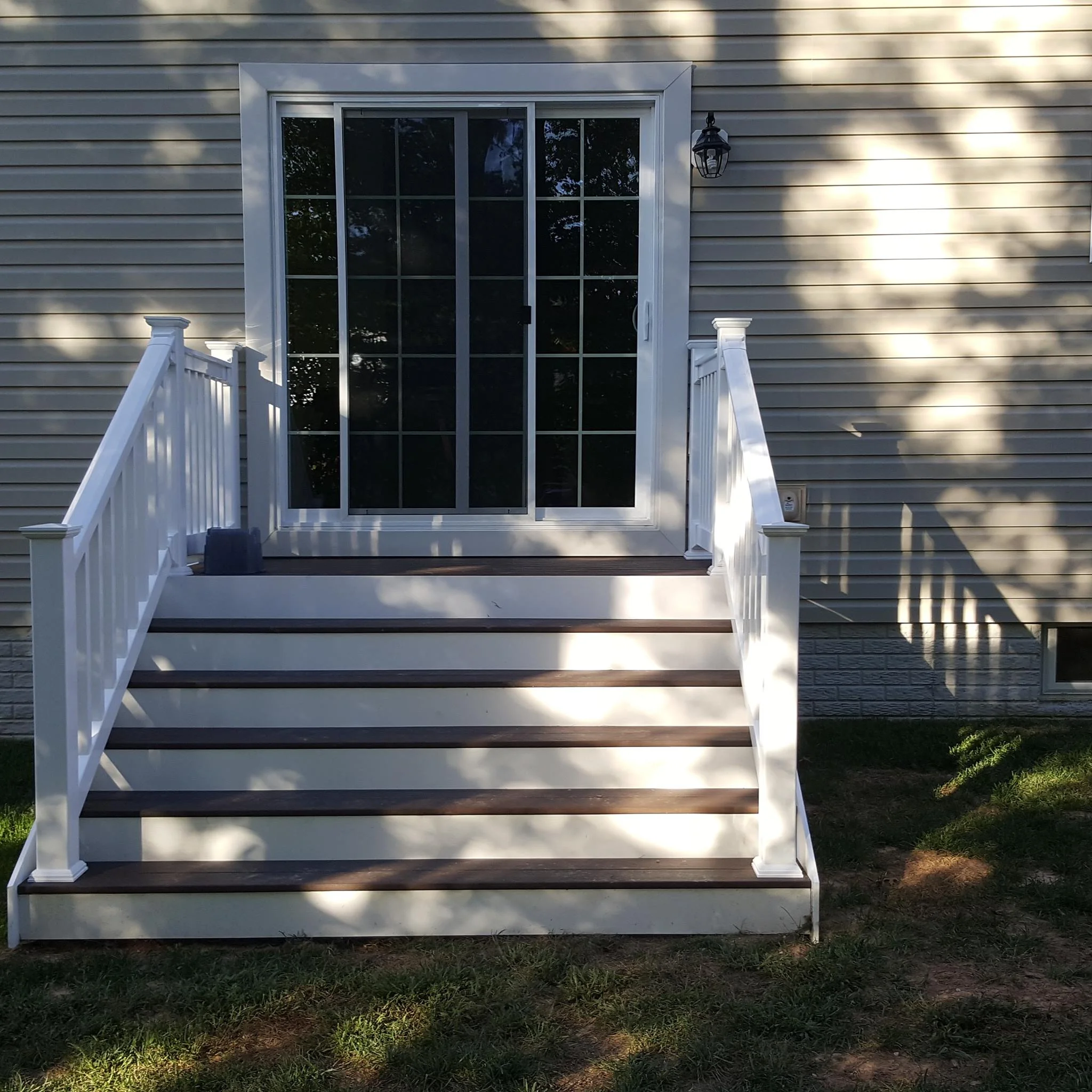 Patio Door with Stairs