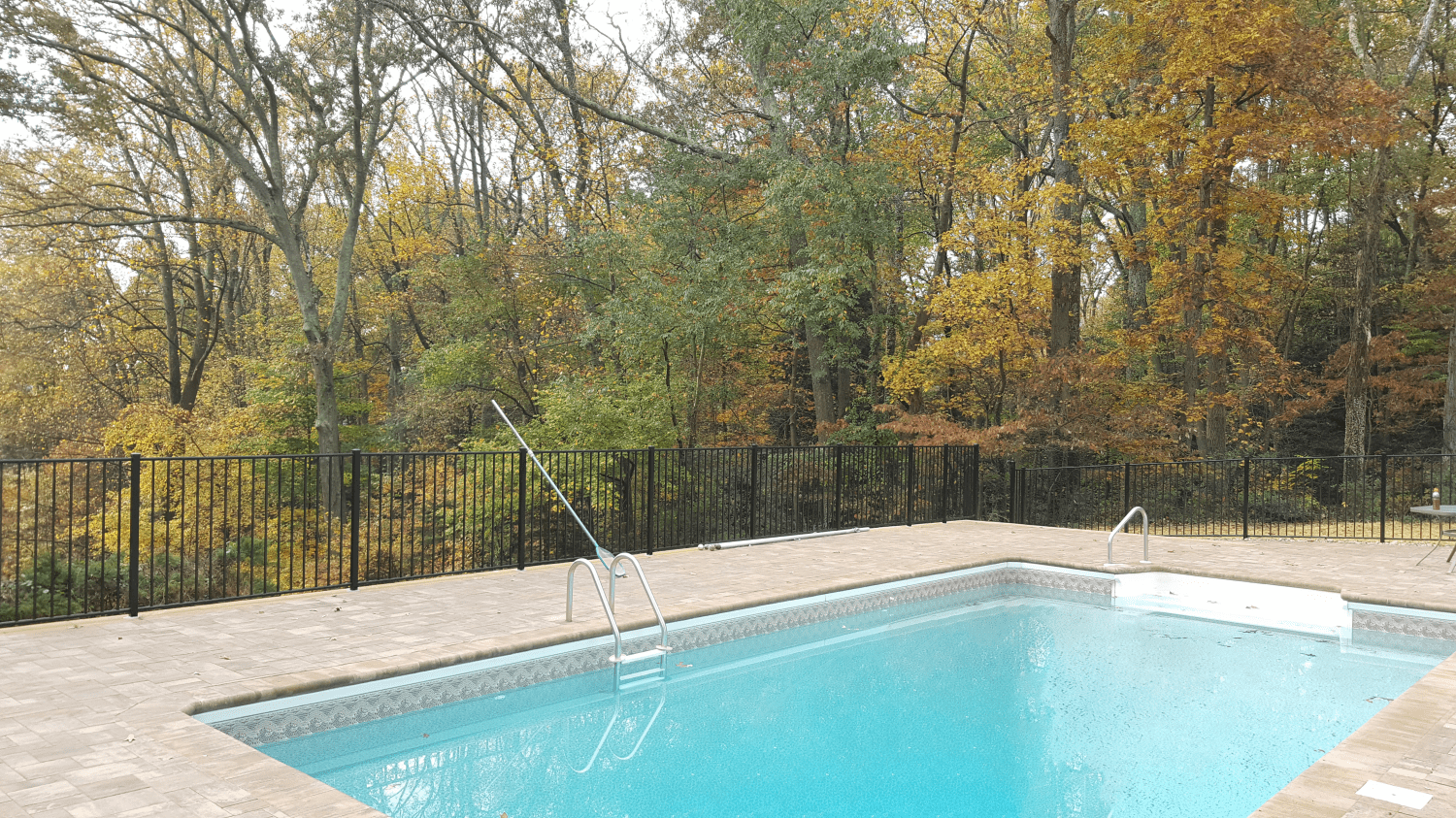 Pool Side Paver Patio Installation