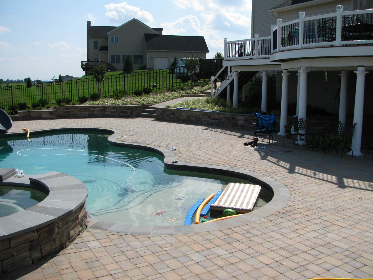 Pool Patio Design by Maryland Decking