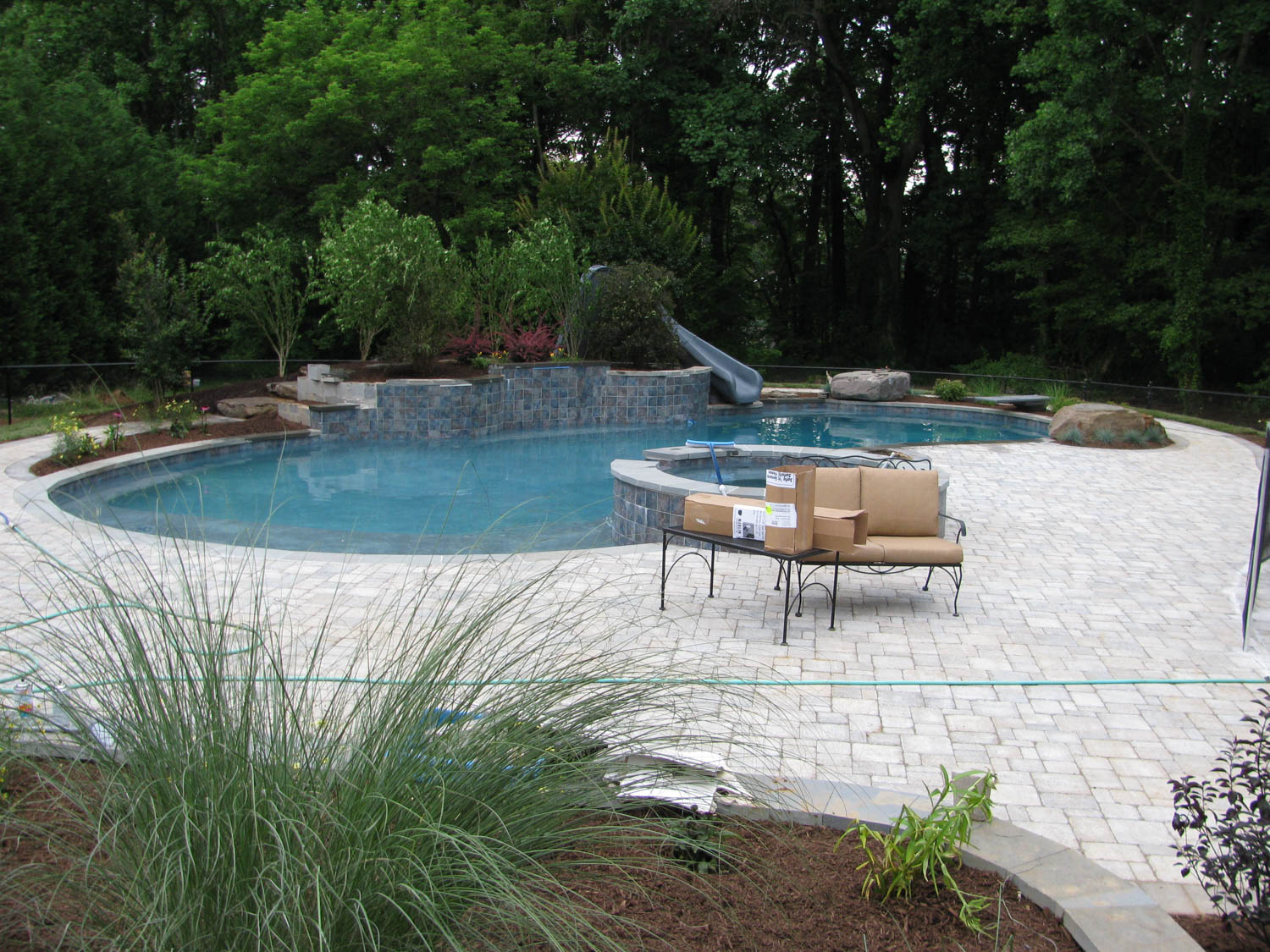 Pool Patio Design by Maryland Decking