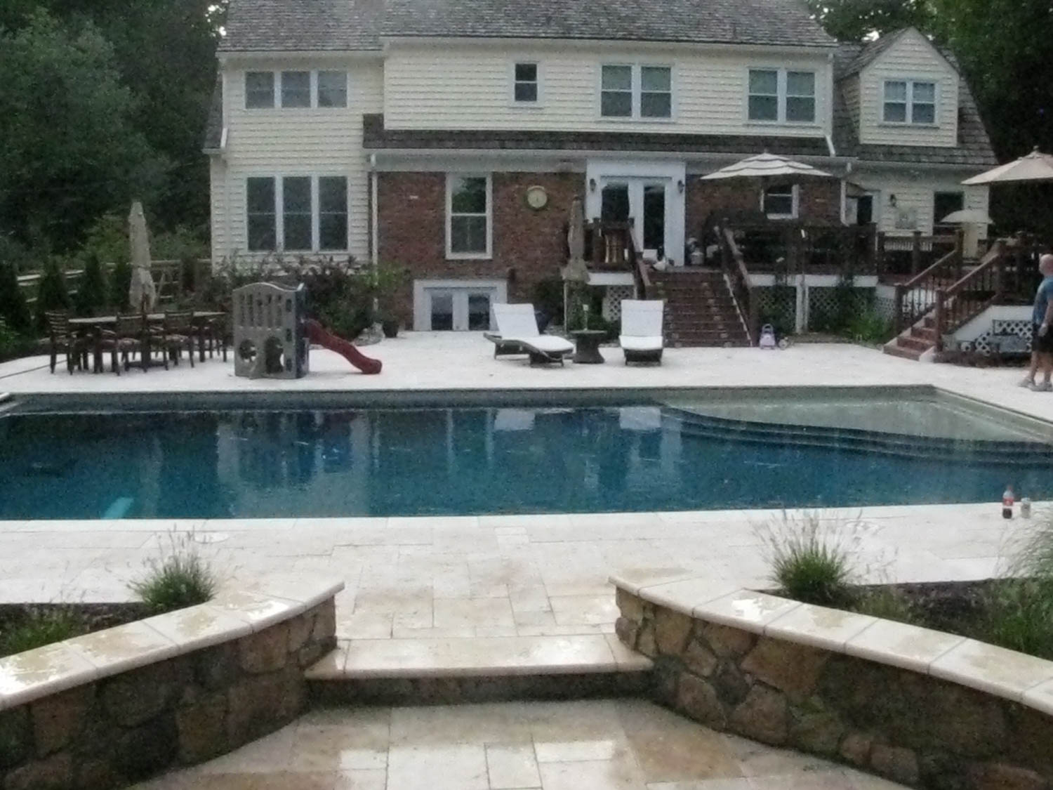 Pool Patio Design by Maryland Decking