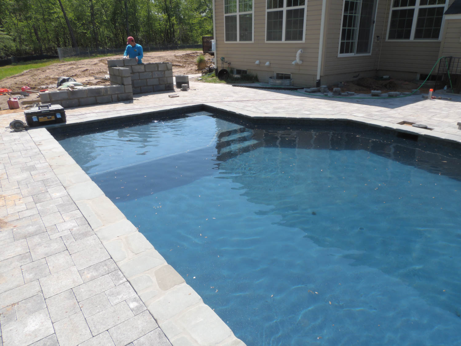 Pool Patio Design by Maryland Decking