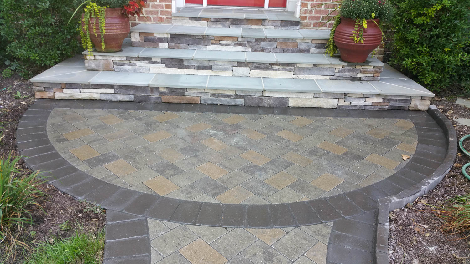 Paver Step Designs | 🦀 Maryland Decking | Decks, Patios, and Fencing