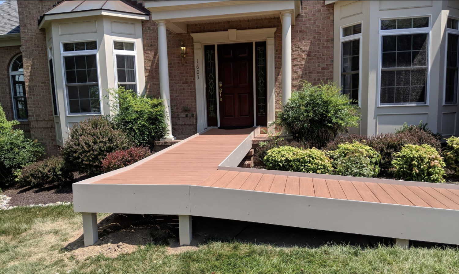 Decking System Ramp 🦀 Ramp Pictures - Maryland Decking - Decks, Patios, and Fencing