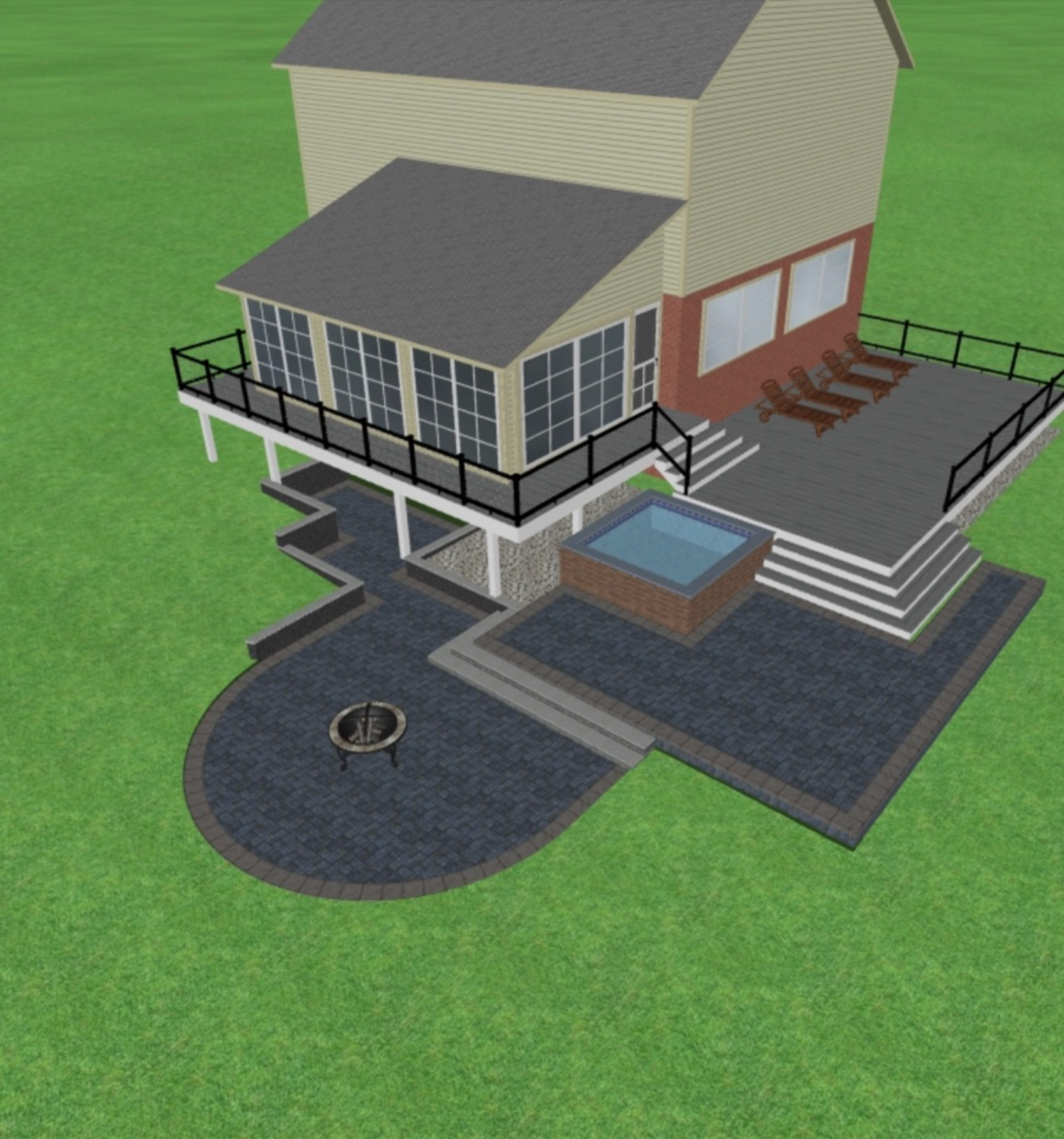 🦀 Custom 3D Designs - Maryland Decking - Decks, Patios, and Fencing