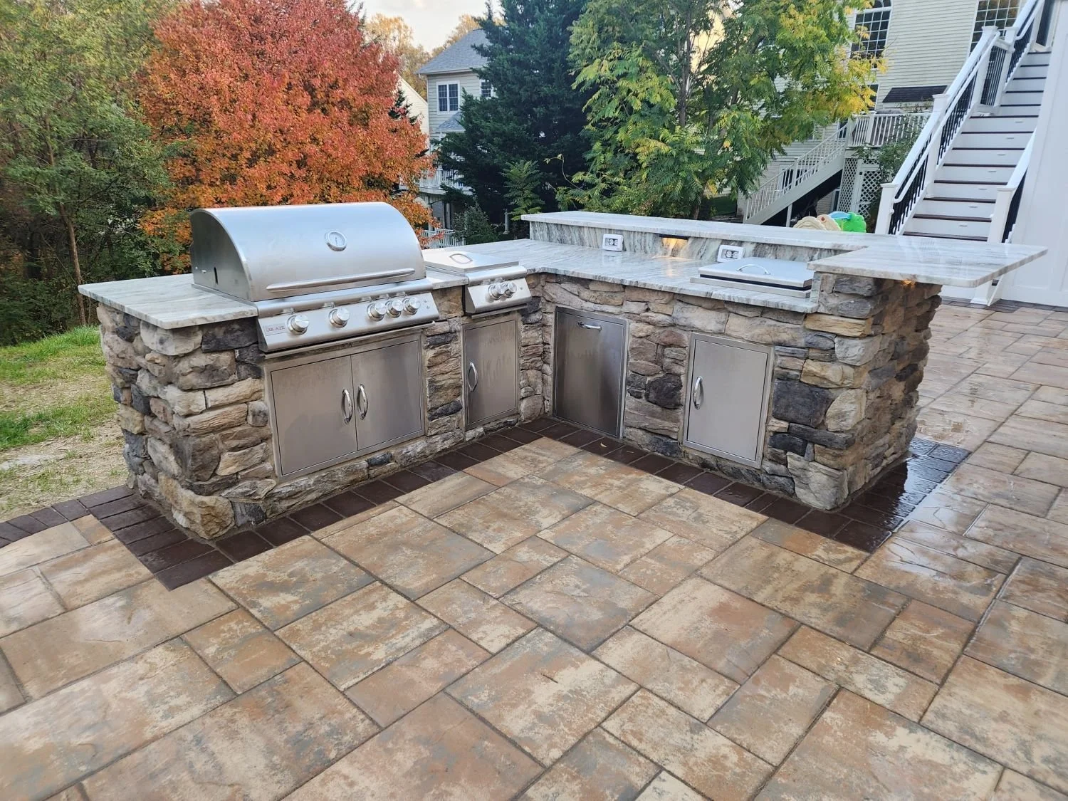 🦀 Outdoor Kitchen Patio Pictures Maryland Decking Decks, Patios