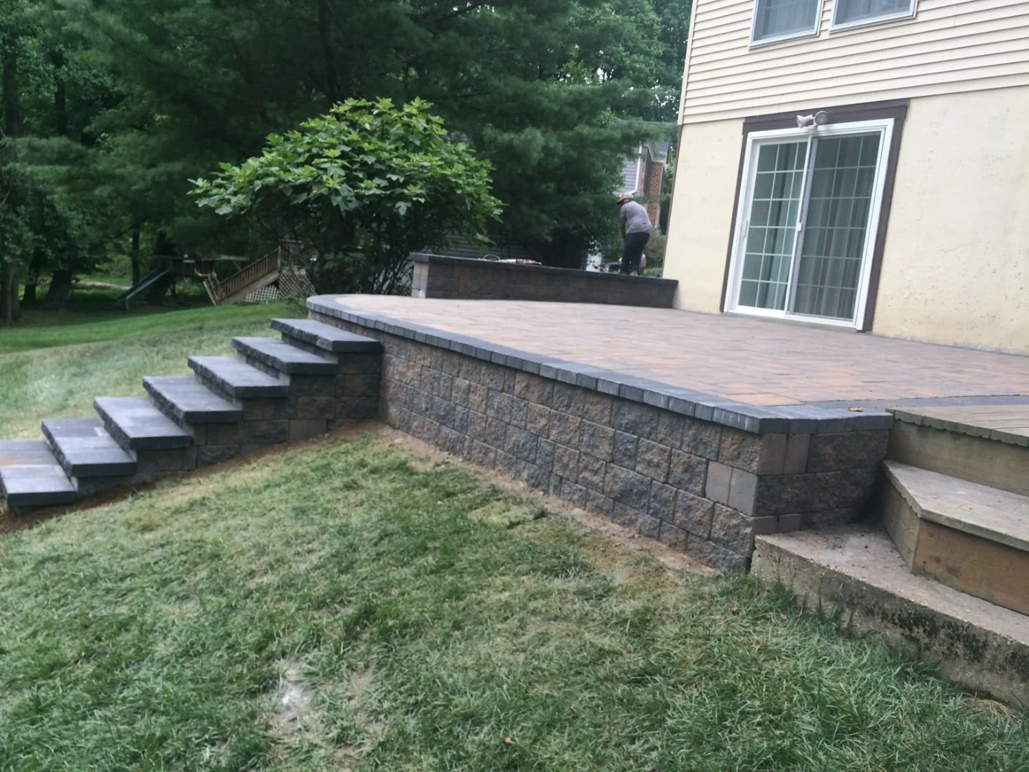 🦀 Retaining Wall Pictures Maryland Decking Decks, Patios, and Fencing