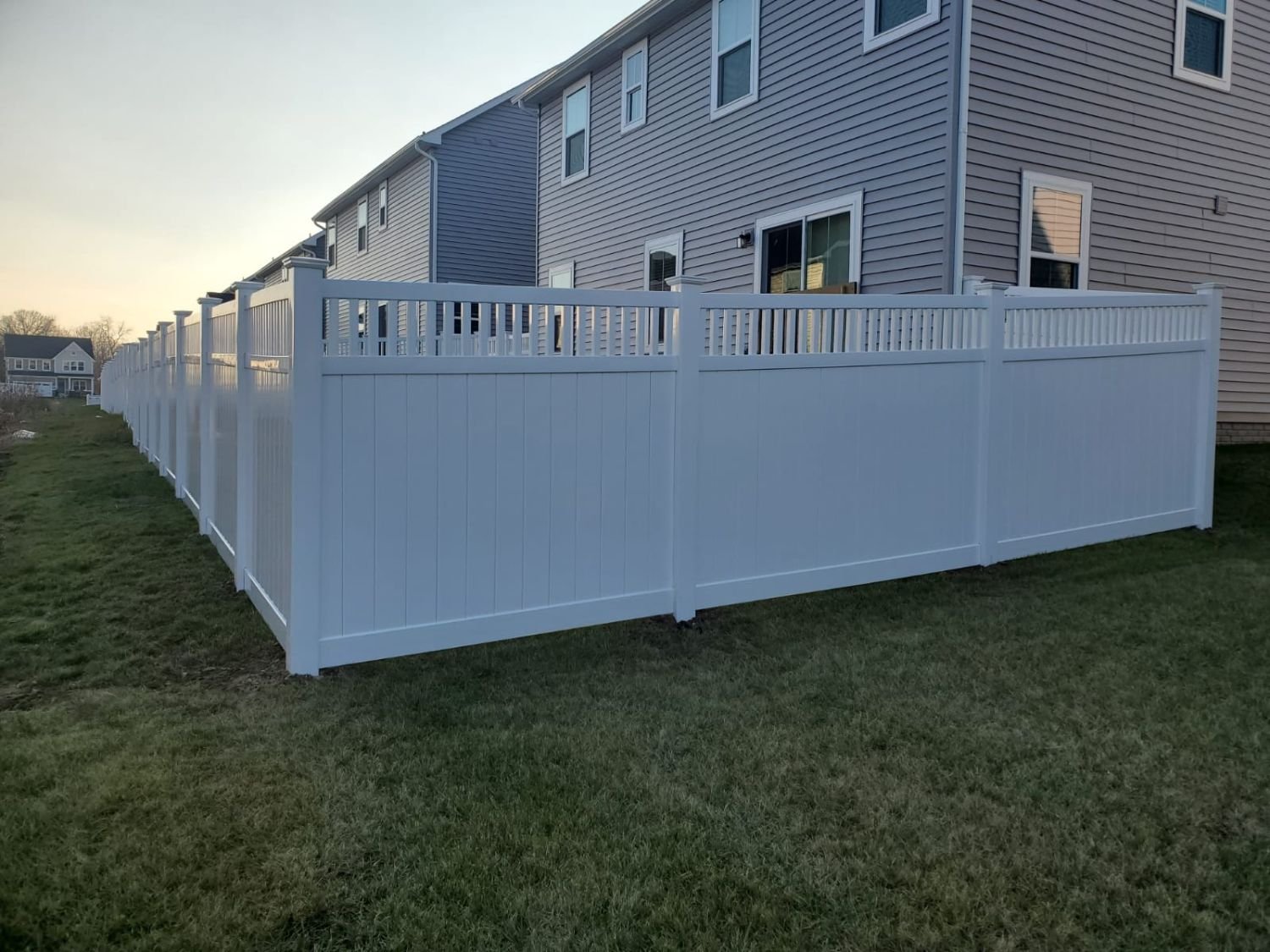 Customizable Pvc Fence π¦ Custom Fence Pictures - Maryland Decking - Decks, Patios, and Fencing