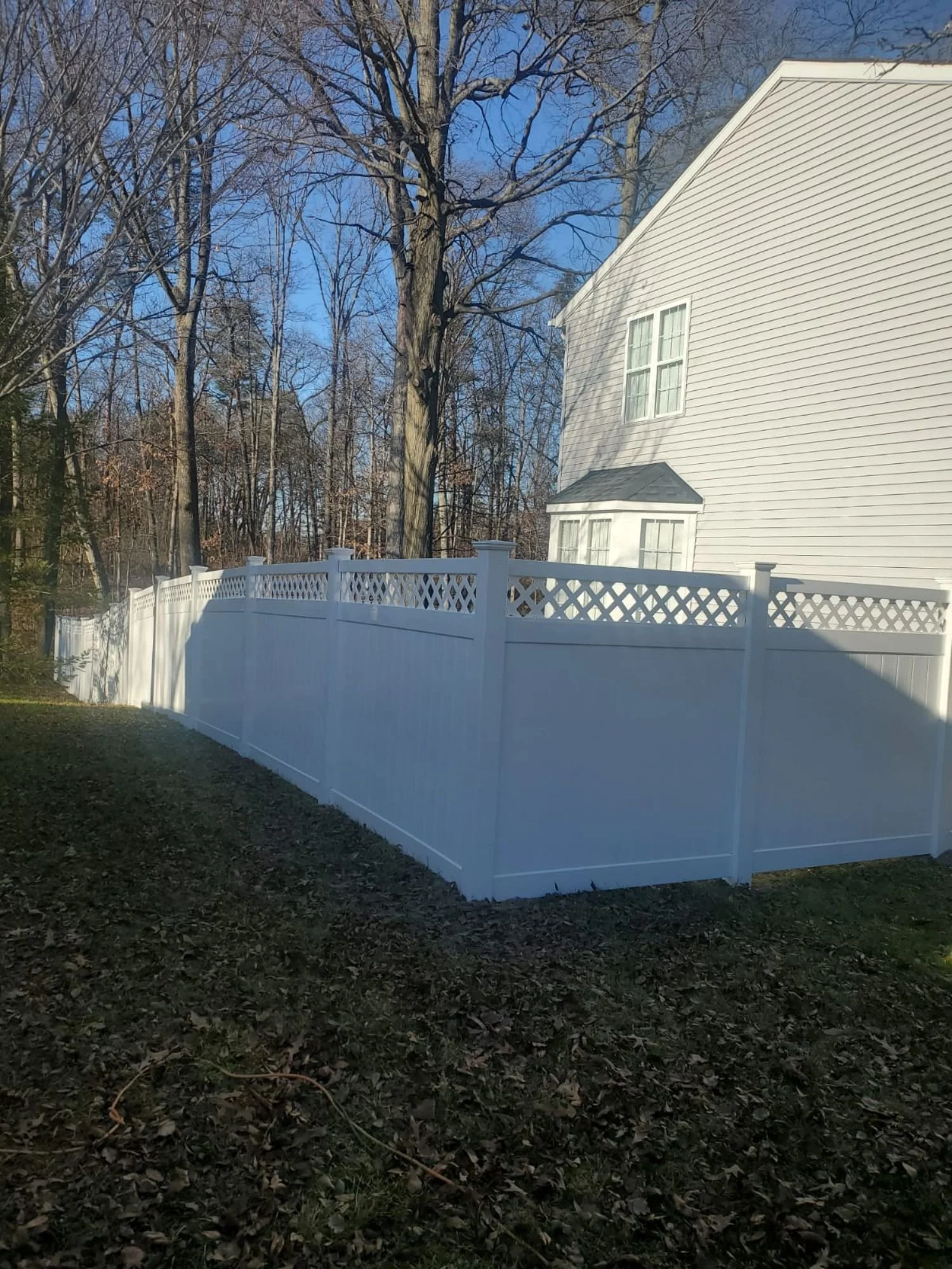 Customizable Pvc Fence π¦ Custom Fence Pictures - Maryland Decking - Decks, Patios, and Fencing
