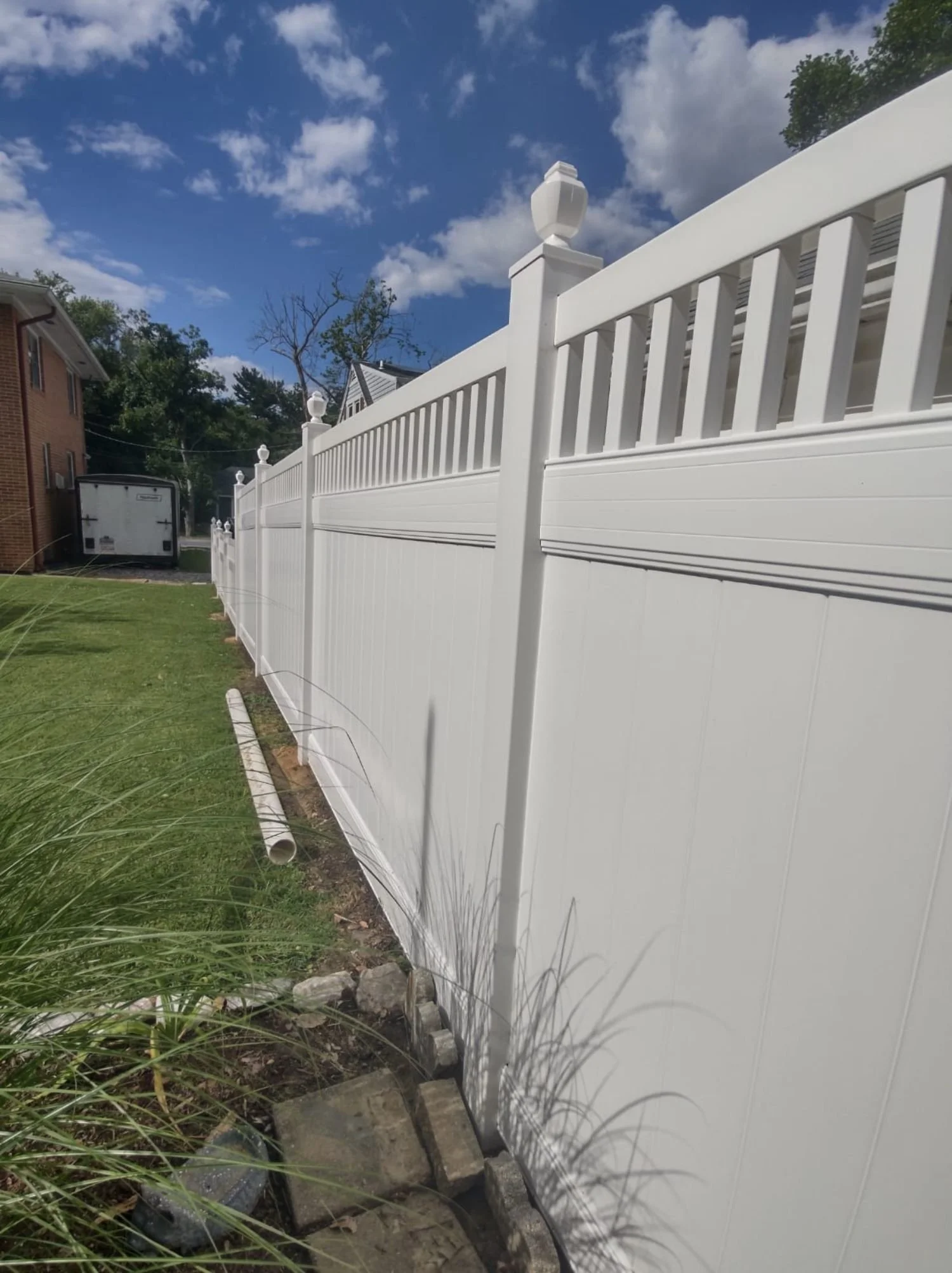 Customizable Pvc Fence π¦ Custom Fence Pictures - Maryland Decking - Decks, Patios, and Fencing