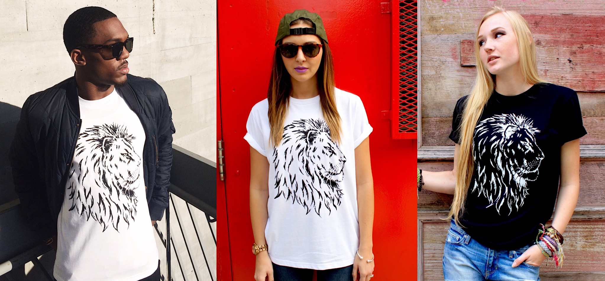 SAVE A LION Unisex tees are eco-friendly, ethically sourced, super soft 100% organic cotton, hand drawn and silk-screened in non-toxic ink . Order yours today. $5 from each purchase is donated directly to National Geographic's Big Cats Initiative .