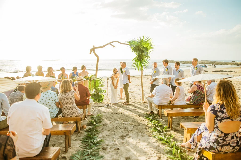 Costa Rica Beach Wedding Maggie + Jon Cat Carty Buswell