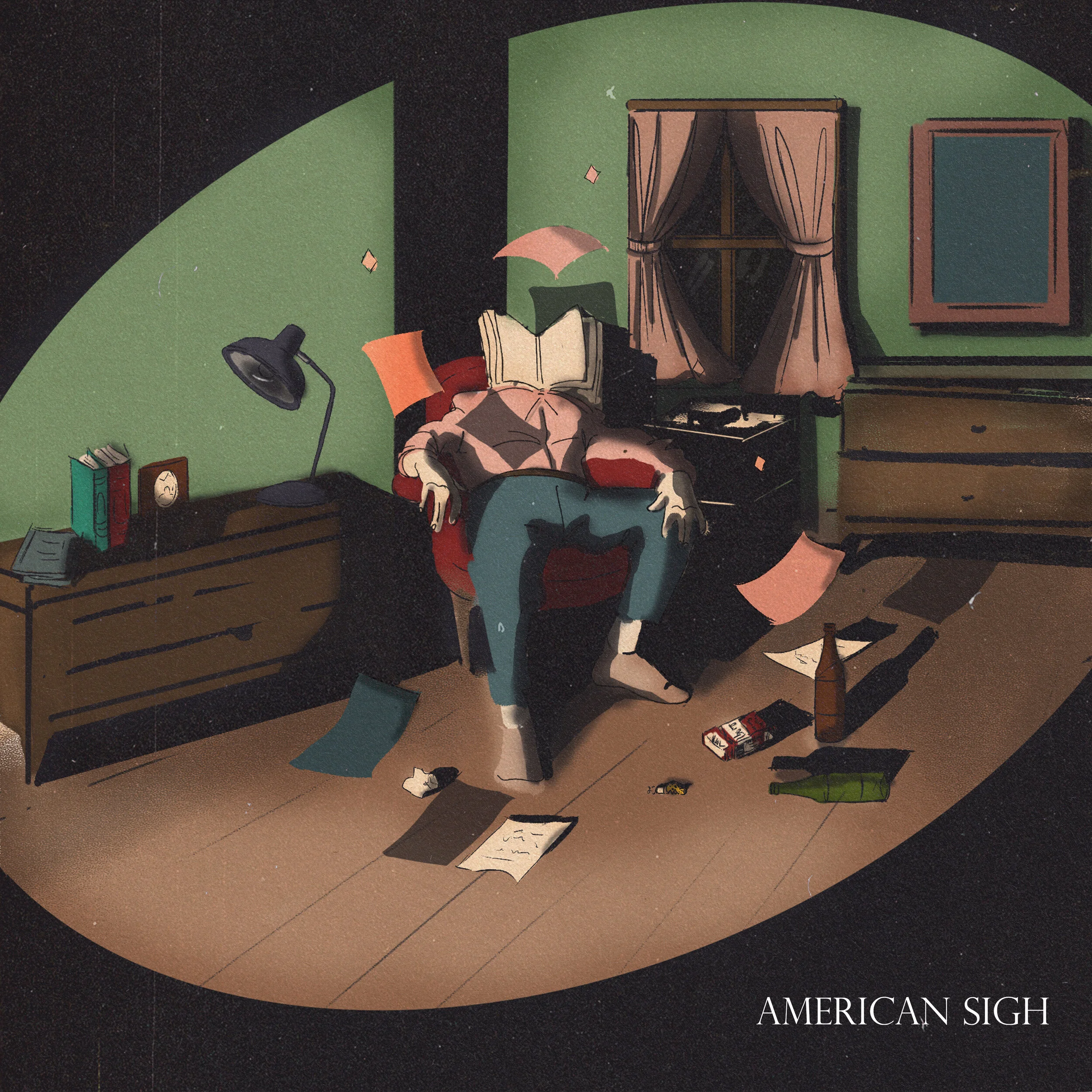 Album Artwork for American Sigh's Debut Self Titled LP.