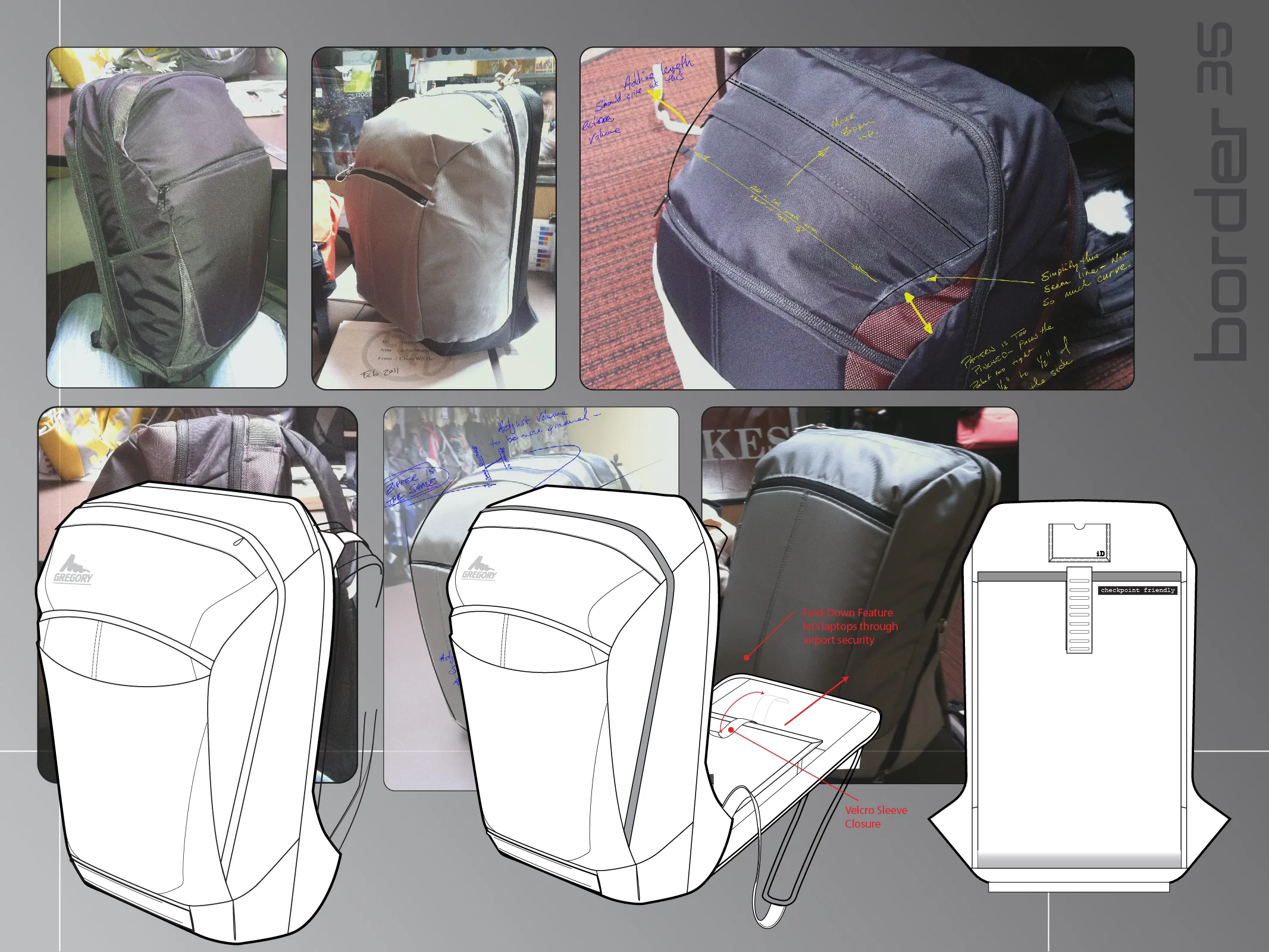  Shaping is dialed in through extensive prototyping, as are pocket shapes and security features 