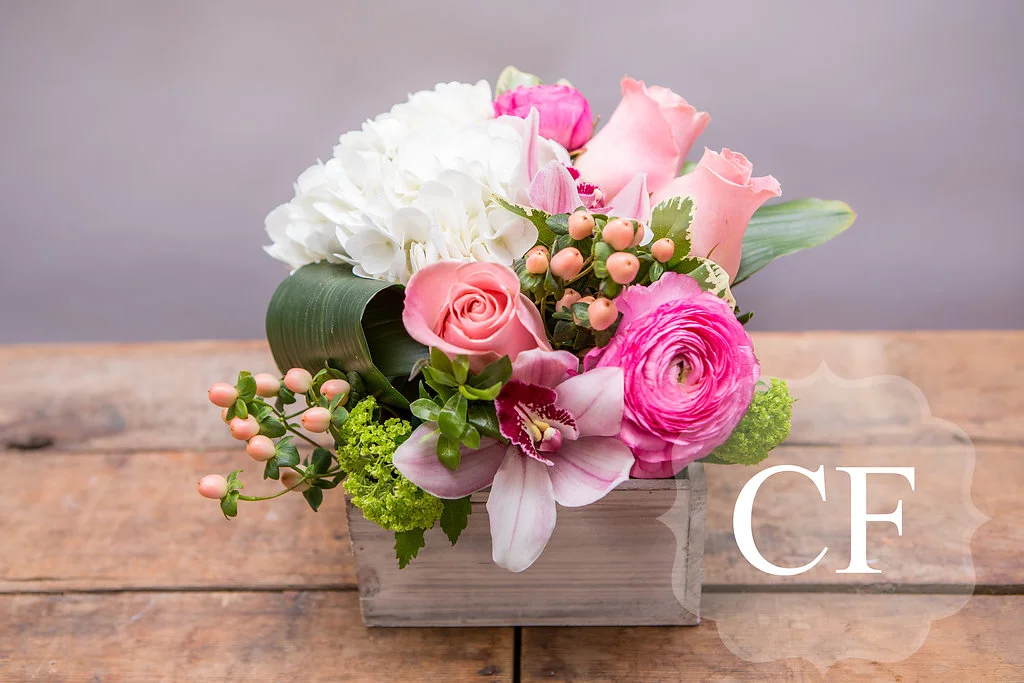 Wood Box Arrangement 