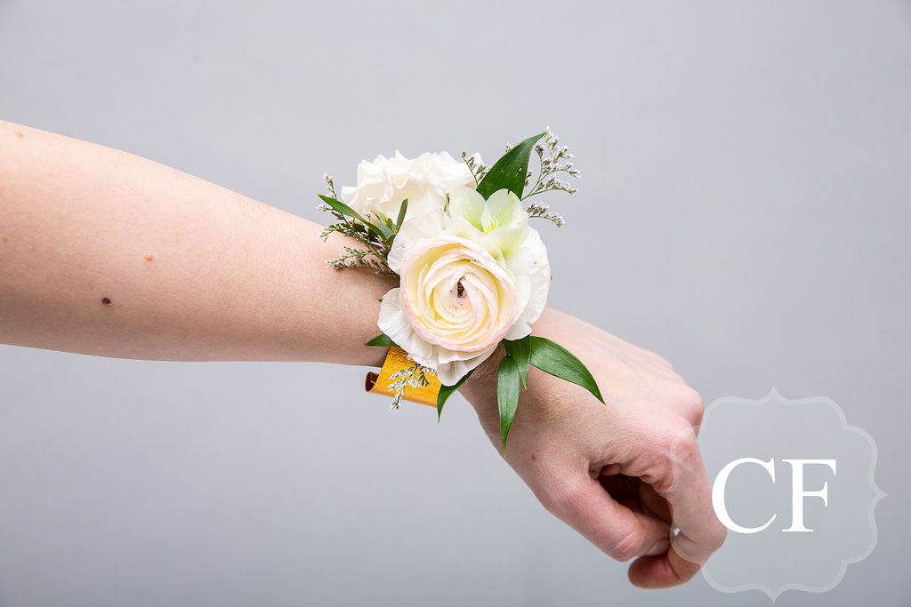 Wrist Corsage Charmed Flowers | Waterloo Florist | Buy Flowers Online for Delivery