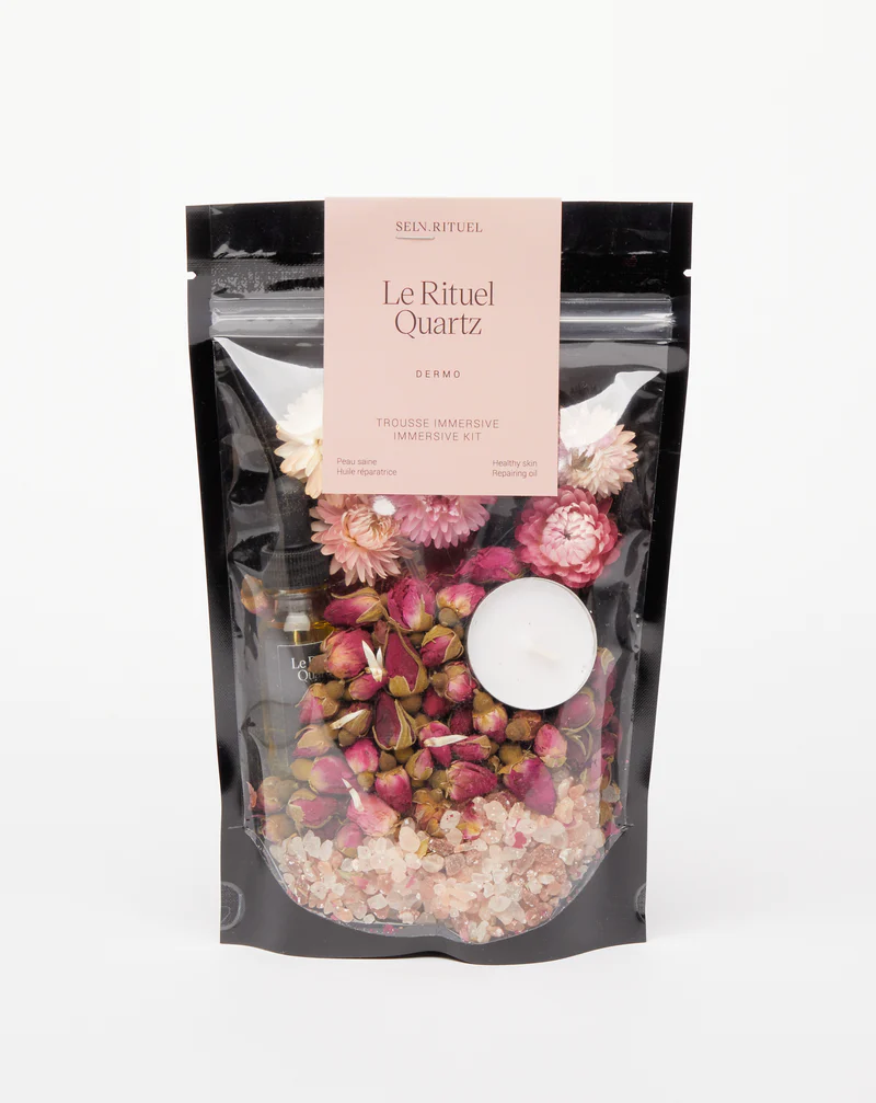 Immersive Bath Kits including tea light