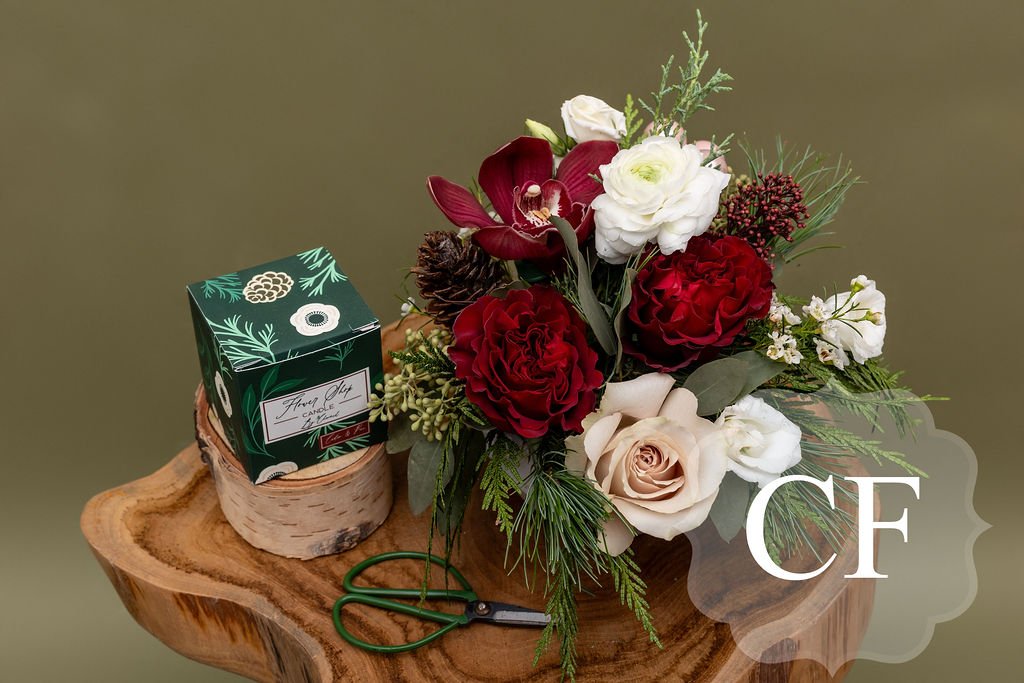 Flower and candle bundle