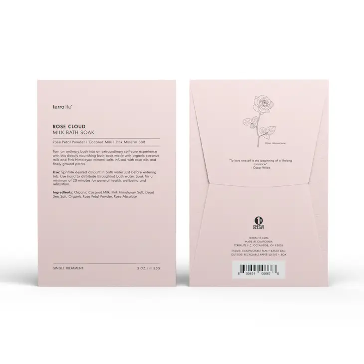 rose milk bath