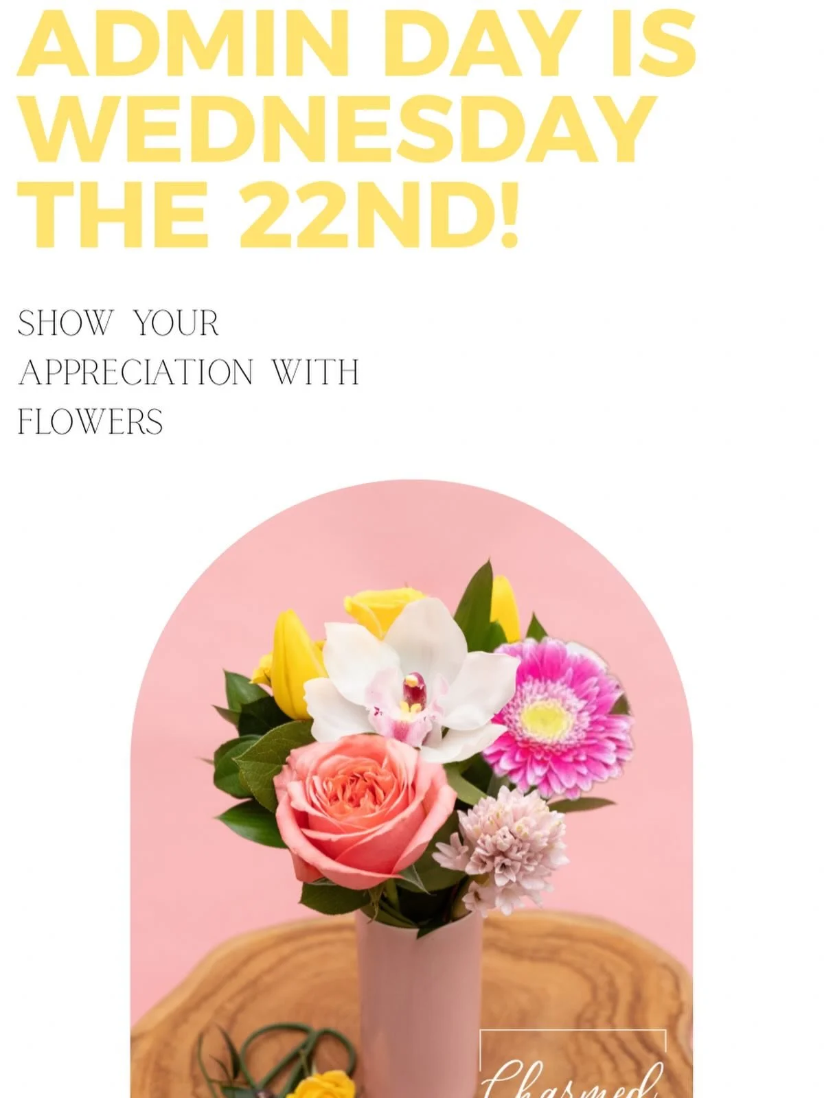 Have you placed your order yet? Admin day is this coming Wednesday!