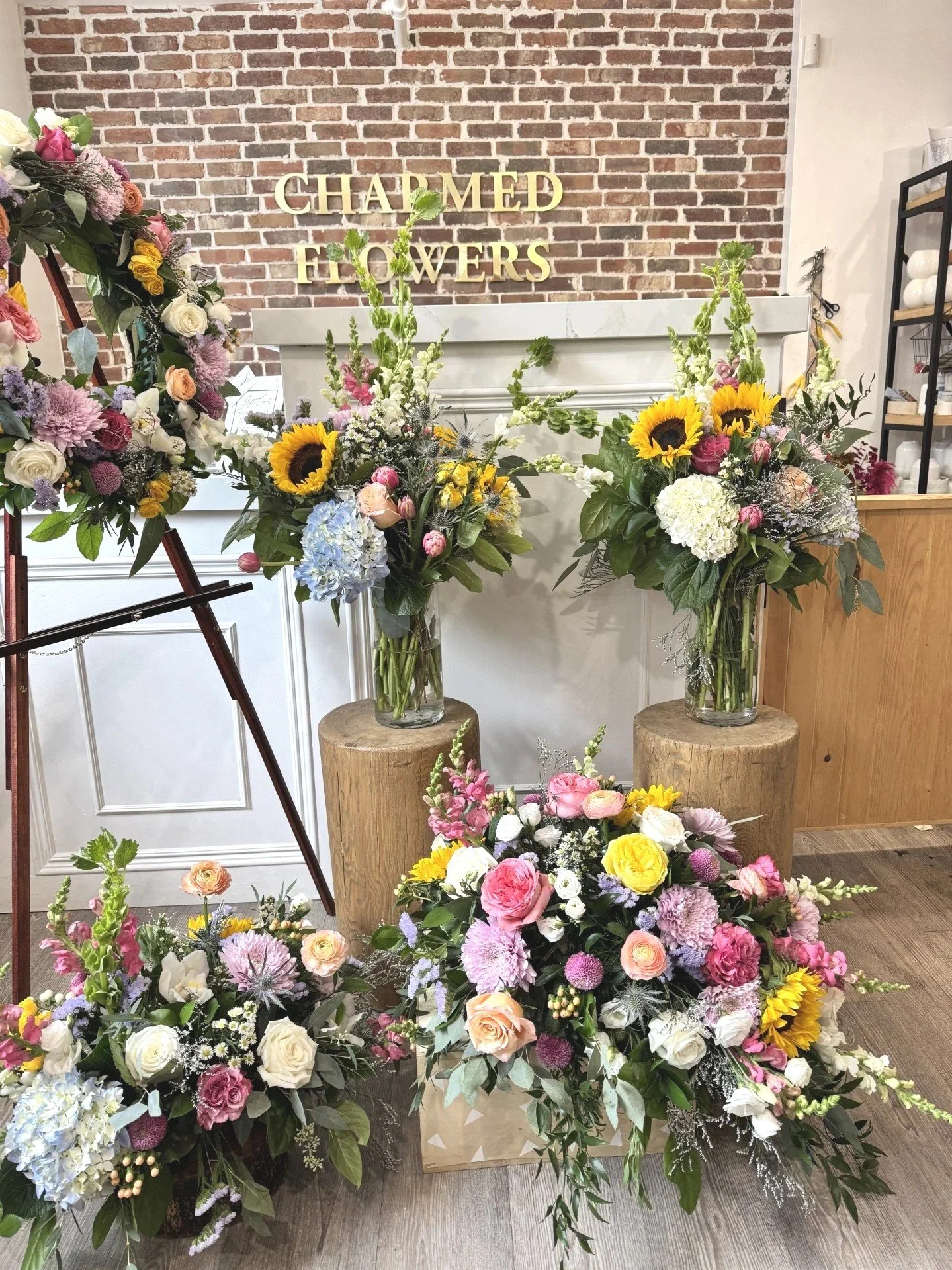 Funeral Flower Package Bright