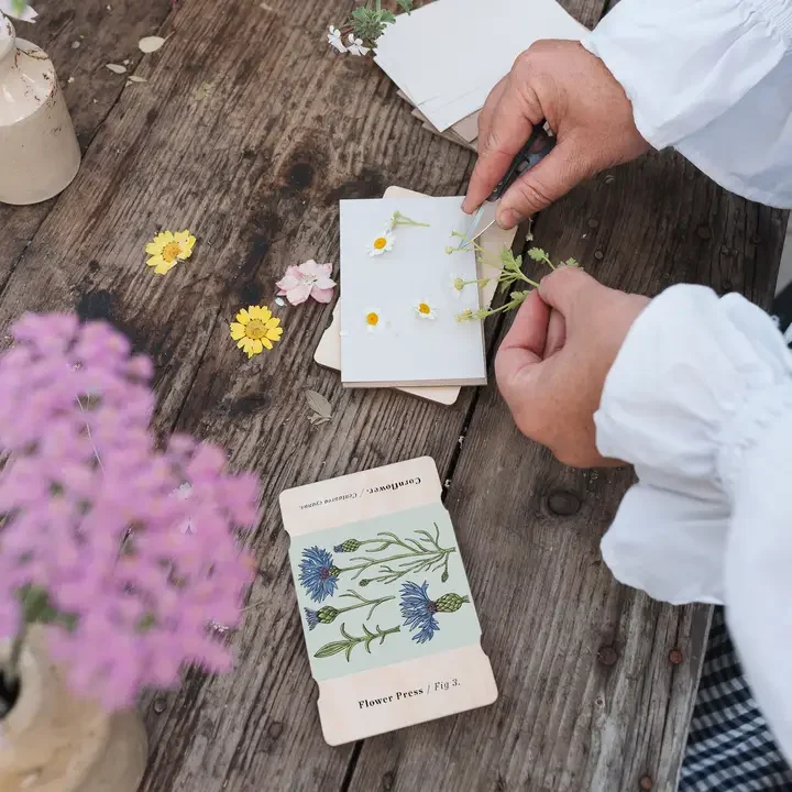 A Small Portable Wood Flower Press, Perfect Gift for Plant Lovers