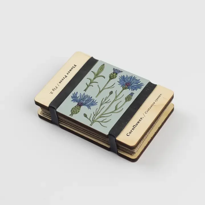 A Small Portable Wood Flower Press, Perfect Gift for Plant Lovers.webp