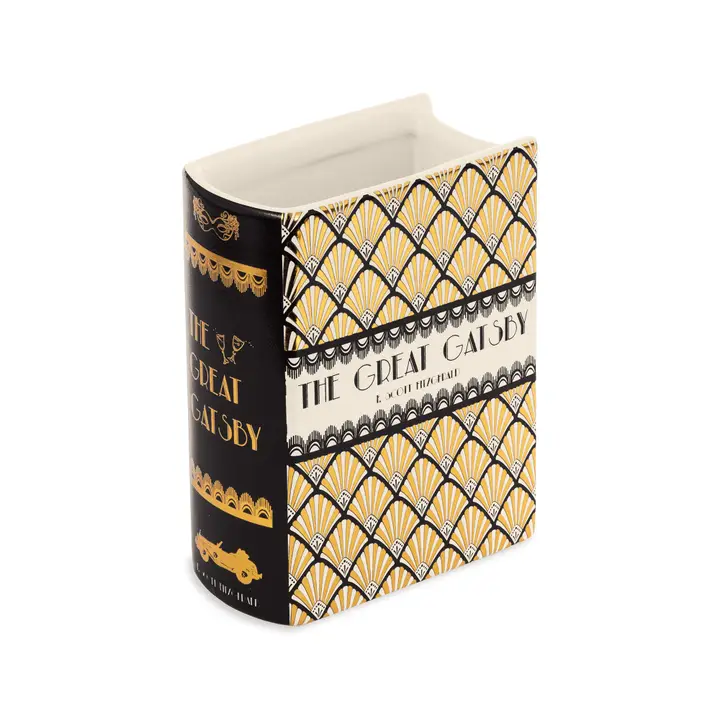 great gatsby book vase