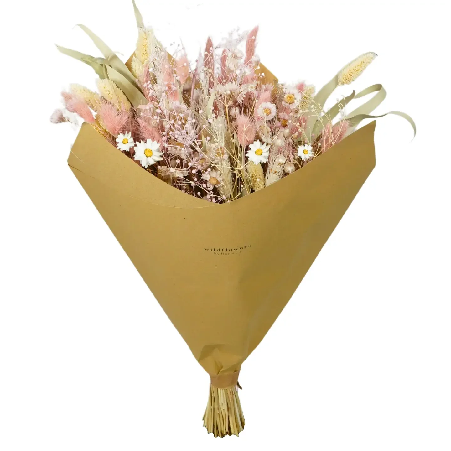 Large Dried Valentines Bouquet in Pink