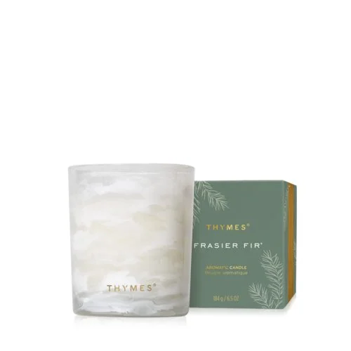Frasier Fir Sented Candle in a White Jar