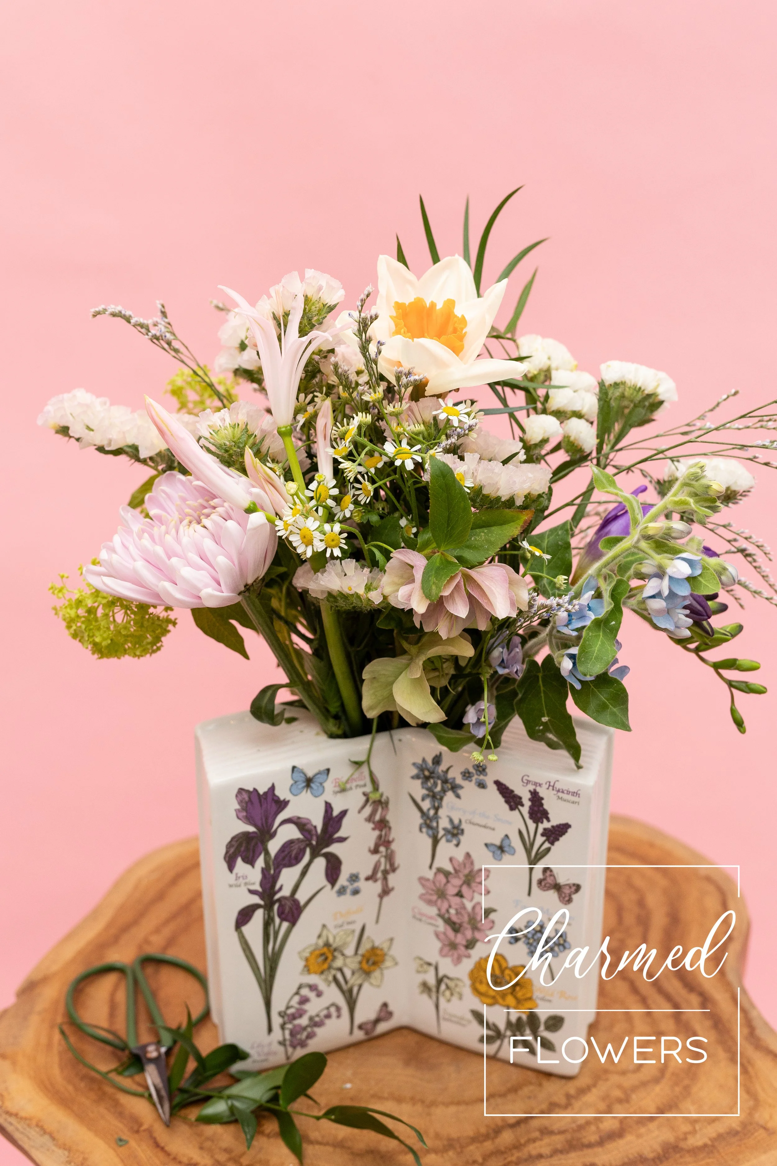 Wildflower Book Arrangement