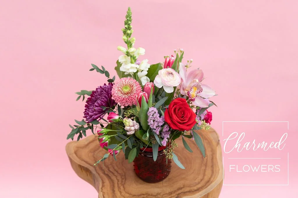 Deluxe Love Bomb Bundle Flower Arrangment