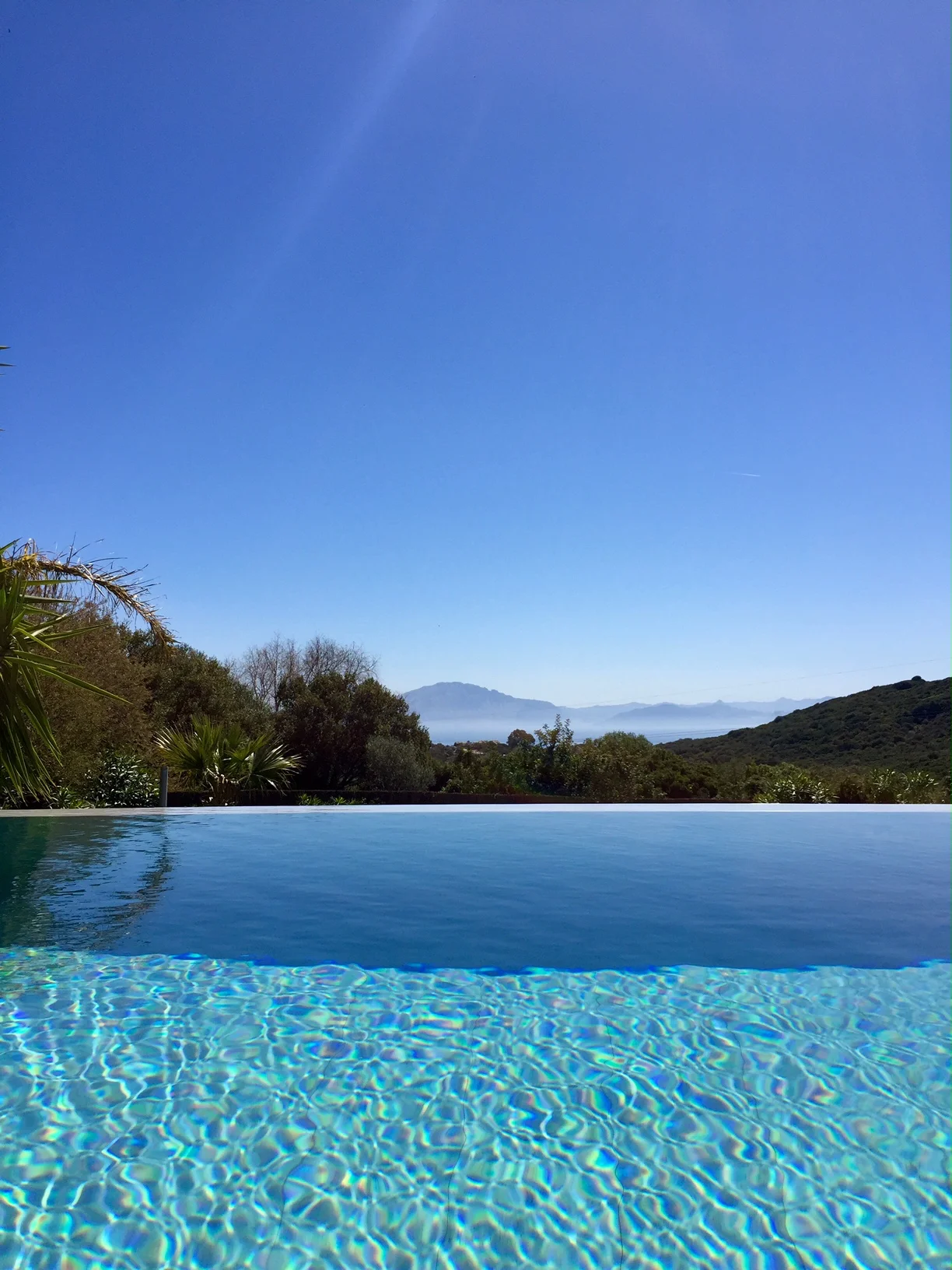 Africa - Sitting room view across the pool