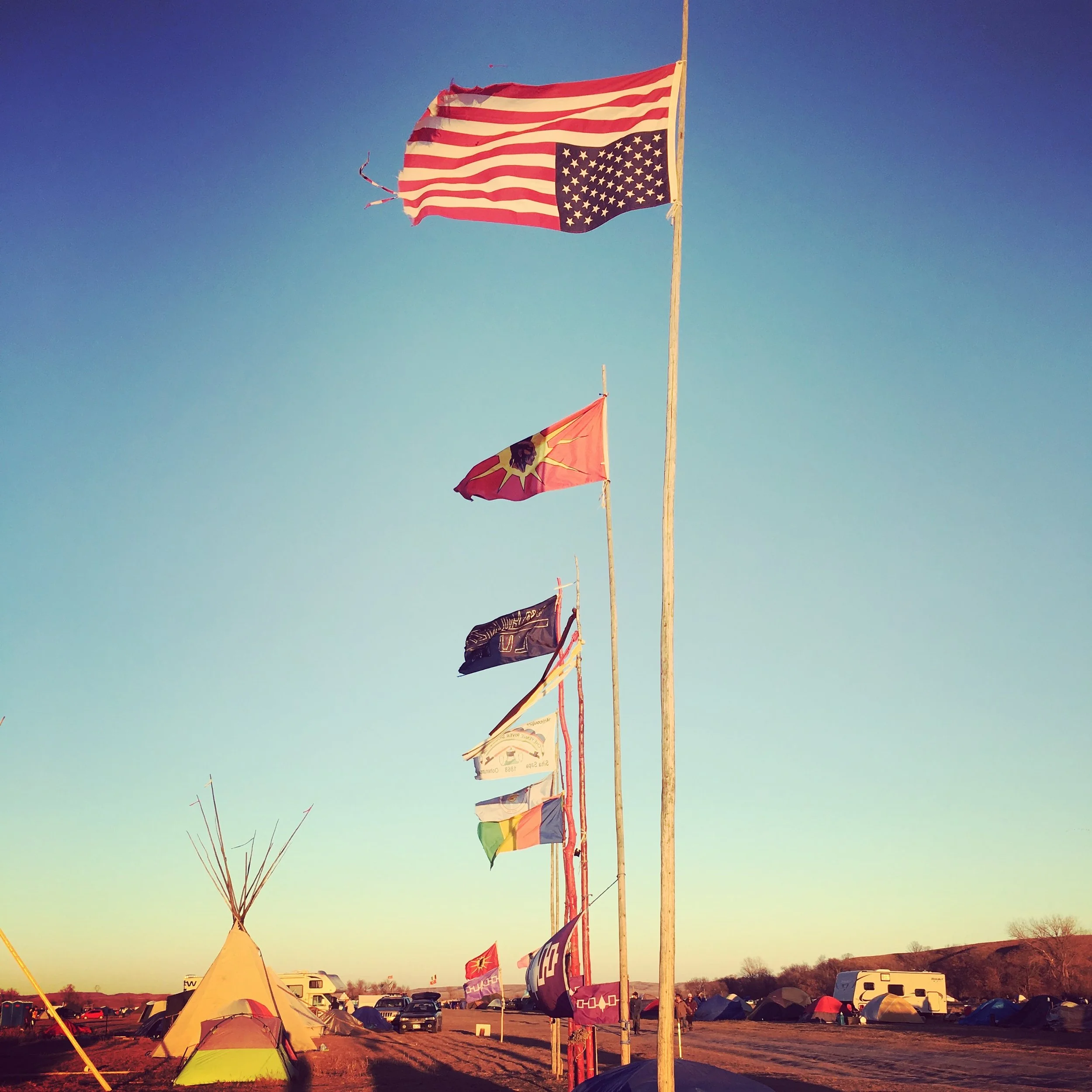 Photo taken by Matt Halvorson on the Standing Rock Reservation in November 2016.