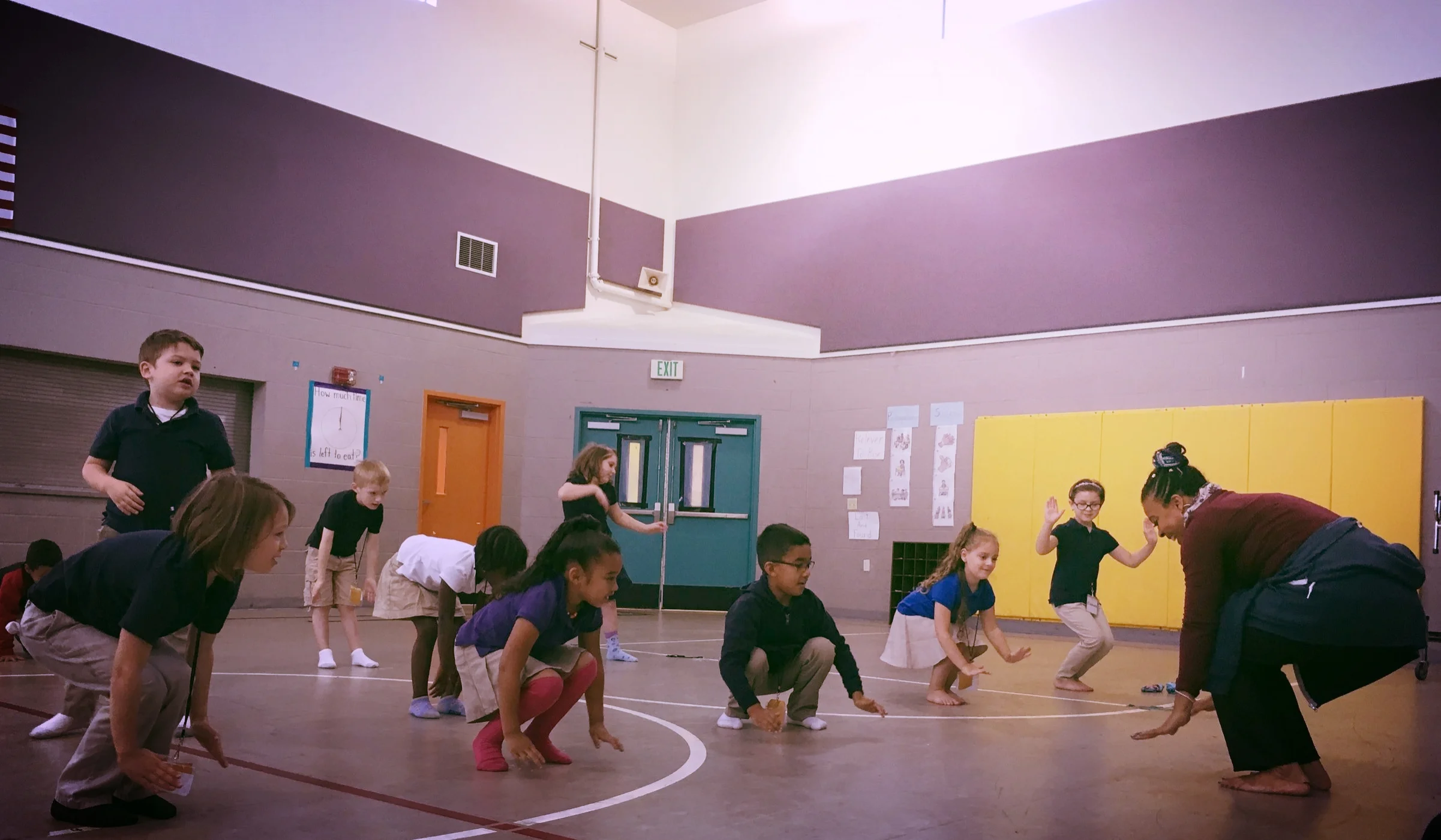 SOAR Academy students get up and get down during Erricka Turner's dance class in September 2017.