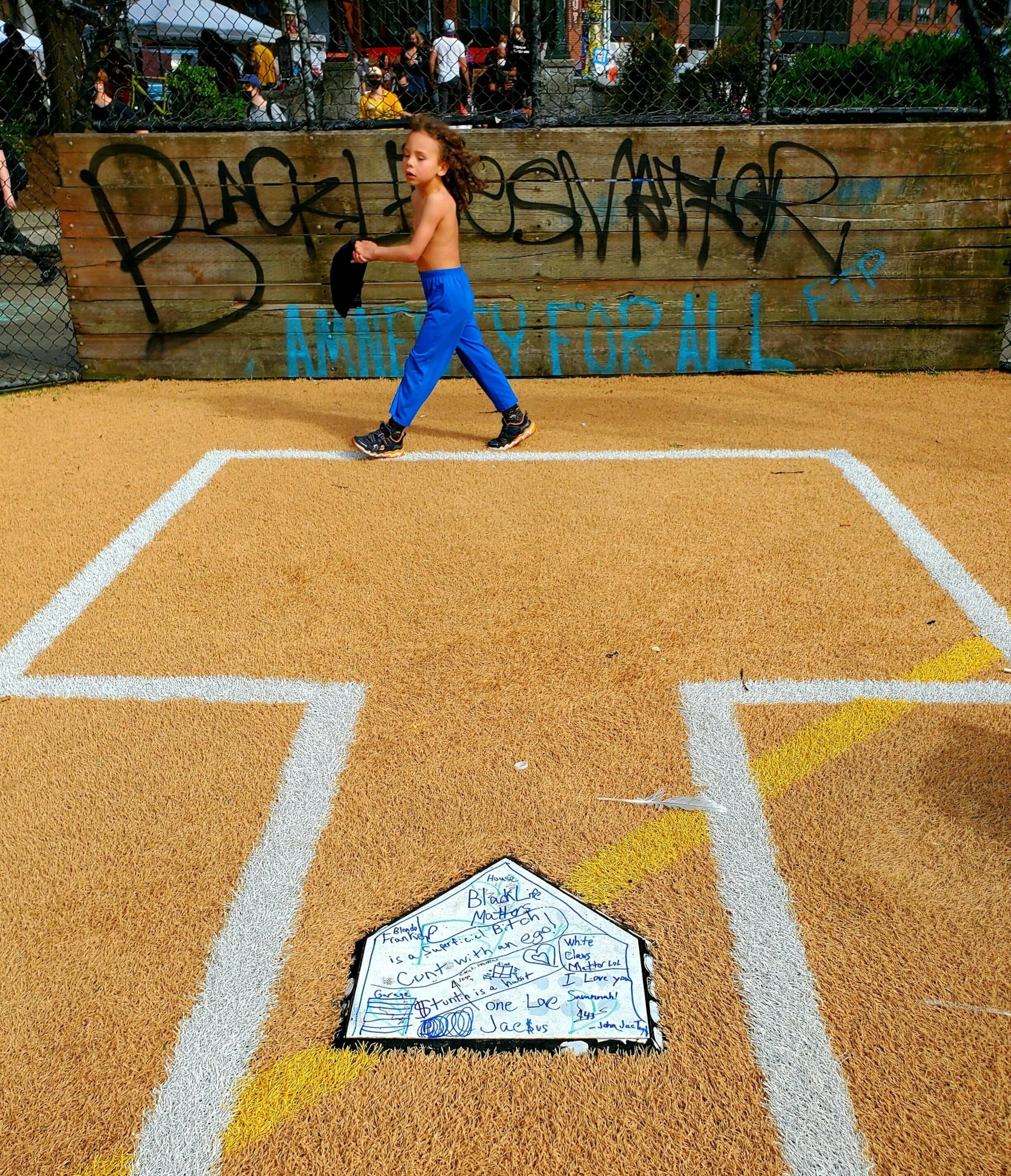 With Little League officially canceled, we spent the day in the CHAZ — on the first baseball field liberated from the Empire