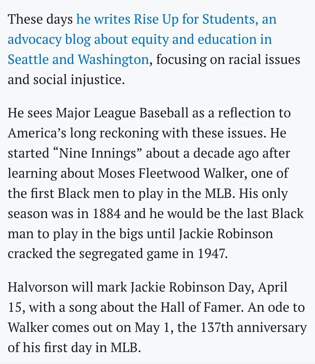 In The Forum: "Fargo-raised singer turns singles into homers with concept album about Roger Maris and other MLB players