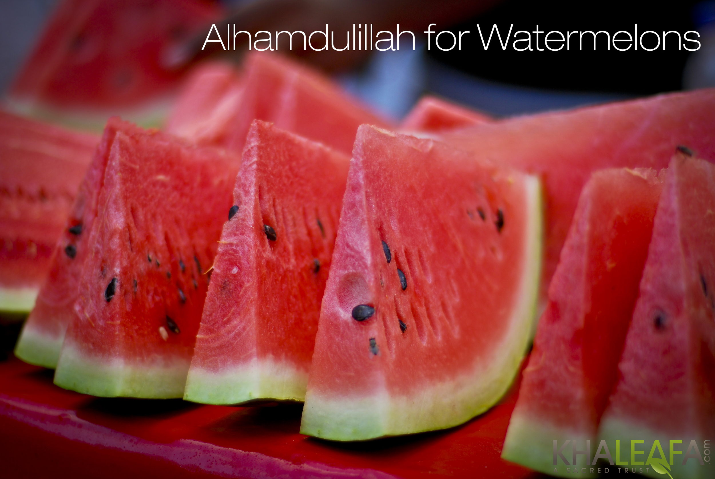 Alhamdulillah for Watermelons